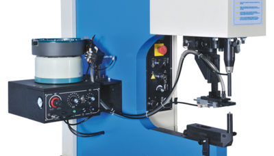 Machine for processing self-piercing and self-clinching parts