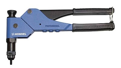 Manual riveting tool for blind rivet nuts and studs Honsel VNG 255