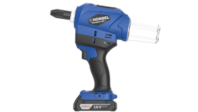 Battery powered setting for blind rivets Rivdom eBZ 1