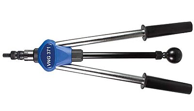 Manual riveting tool for blind rivet nuts and studs Honsel VNG 371