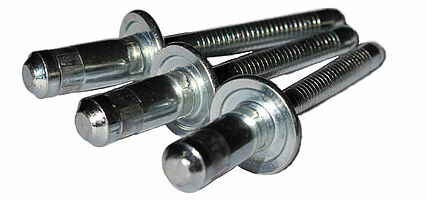 Three structural blind rivets