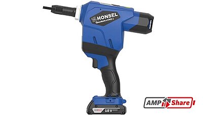 Pince a rivet electrique pour écrous à sertir et goujons a sertir en aveugle Rivdom eVNG 2