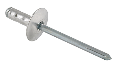 Mehrbereichsblindniet Opto Material: Aluminium/Stahl, Kopfform: Großkopf Kopfdurchmesser 16,0 mm