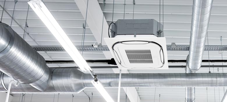 Ventilation system installation inside roof