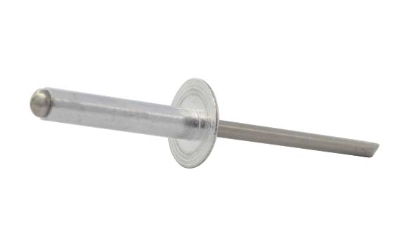 Standard blind rivet ALFO. Large dome head, head: Aluminium, mandrel: Stainless steel A2 - view 2