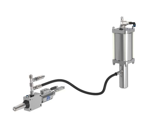 Stationary setting tool for automated setting of blind rivets and sealing plugs RivSys BZ 18-30 DMSD 2G