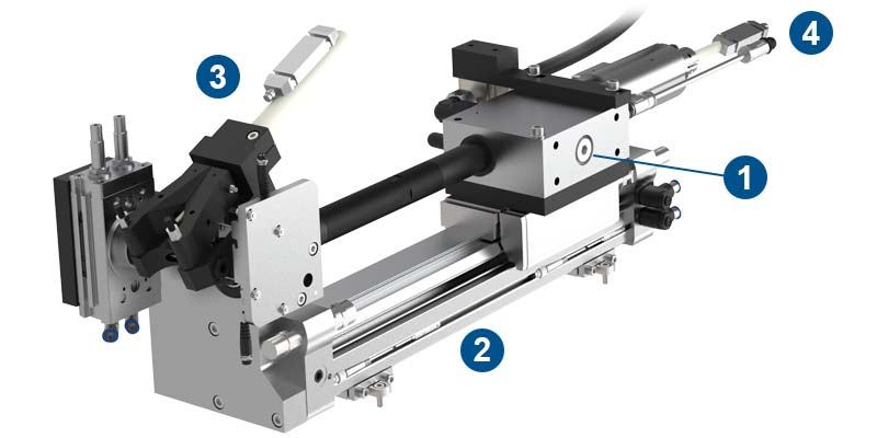 Component for automated and process-monitored processing of blind rivets and sealing plugs Riwo BZ DMSD 2G