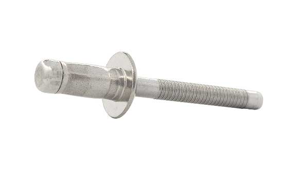 Rivet aveugle multi-serrage OPTO-BULB. Matériel: Inox A2/inox A2. Form de tête: Tête plate