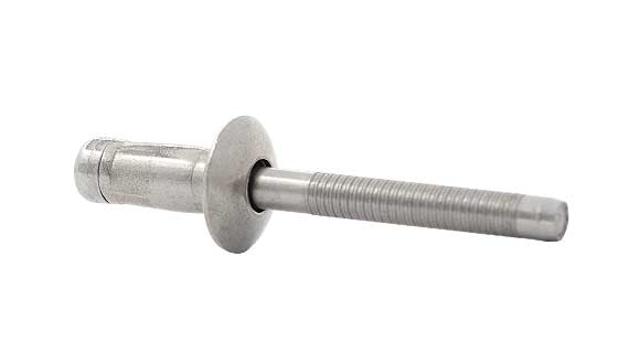 Rivet aveugle multi-serrage OPTO-BULB. Matériel: Inox A2/inox A2. Form de tête: Tête plate