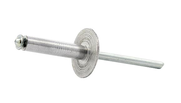 Body bound blind rivet ARCO. Material: Aluminium/steel galvanized. Head: Large dome head