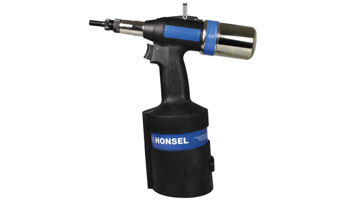 Setting tool (compressed air) for blind rivet nuts and blind rivet studs VNG 903